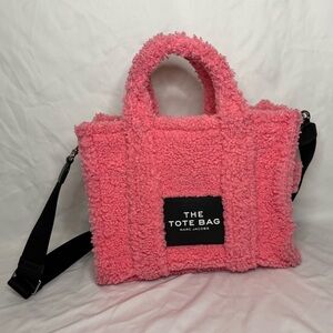 Marc Jacobs The Tote Bag Small Pink Teddy Crossbody